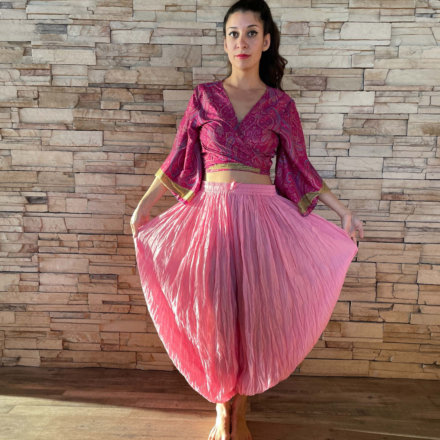 The Hürrem Pants - In Baby Pink