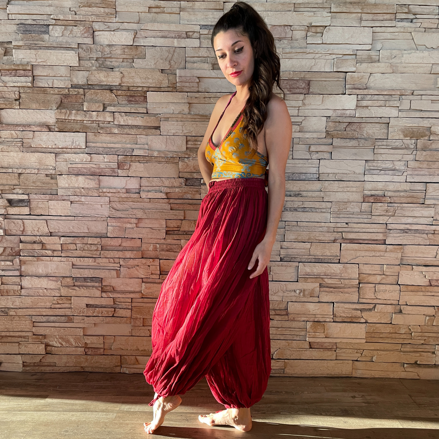 The Hürrem Pants - In Deep Red