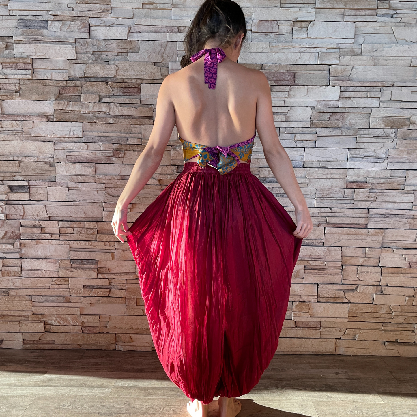 The Hürrem Pants - In Deep Red
