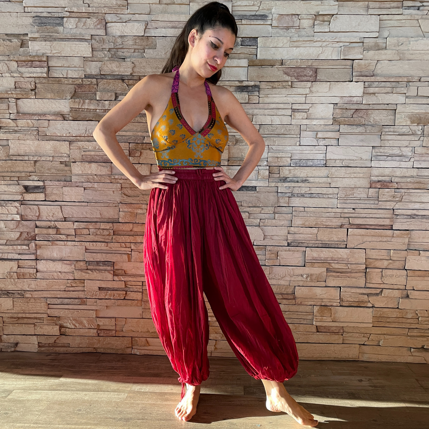 The Hürrem Pants - In Deep Red