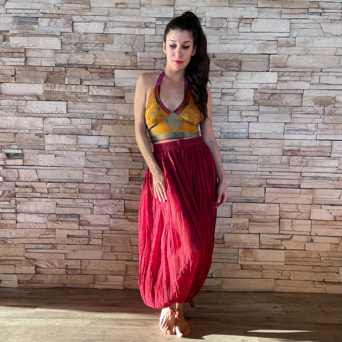 The Hürrem Pants - In Deep Red